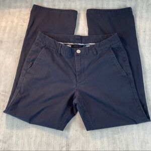 Bonobos Boot Fit Washed Chinos Size 31x30 100% Cotton Dark Blue